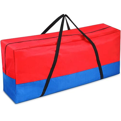 Sadnyy Giant 4 In a Row Game Carry and Storage Bag with Handle and Durable Zipper 47x12x20 Inch Large Carrying Bag for Jumbo 4 in a Row for Kids Outdoor Party Yard Lawn Games, Game Set Not Included
