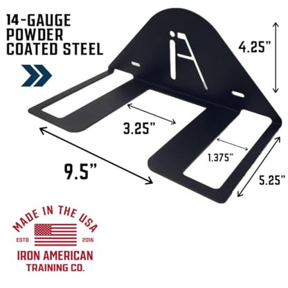 IRON AMERICAN Ping Pong Wall Rack, Made in USA - 1.375 Inch Slot for Balls and 3.25 Inch Slot for Paddles, Ping Pong Ball Holder Table Tennis, Hardware Included 3-Pack - style: 3-PACK