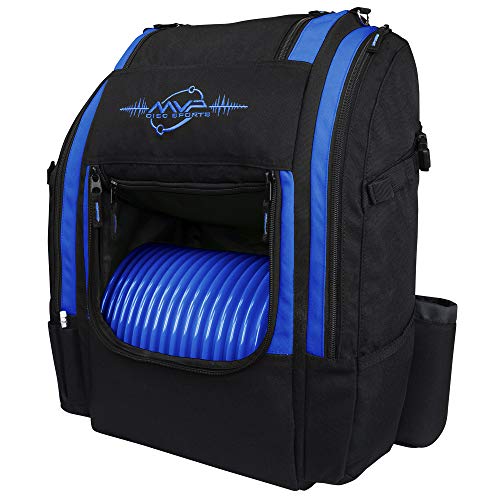 MVP Disc Sports Voyager Lite Backpack Disc Golf Bag (Choose Your Favorite Color) - color: Navy
