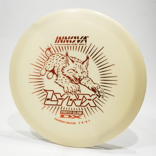 Innova Proto Glow DX Lynx Disc Golf Fairway Driver, Glows in the Dark, May Vary from Image - size: 170-172 grams