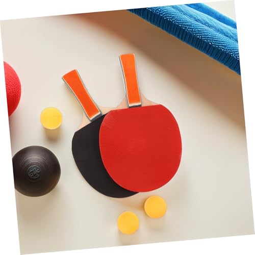 Balacoo 1 Set Professional Table Tennis Training Set Rackets Balls and Carry Bag for Use Comfortable Grip Precision Hitting Experience Versatile Sports Equipment