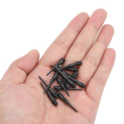PATIKIL Plastic Dart Tip 2BA Thread, Soft Dart Tip Replacement Dart Accessories - color: Black