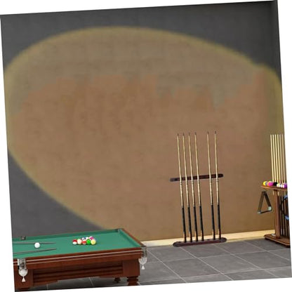 POPETPOP 1Set Wooden Wall Mounted Pool Cue Rack Decorative Pole Storage for Billiard Sticks Reliable Cue Holder and for Billiard Enthusiasts Rustic Wine
