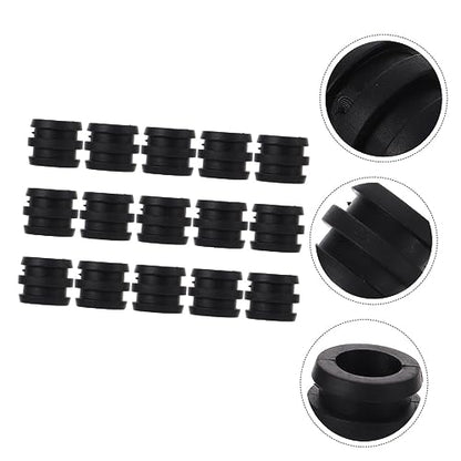 BESPORTBLE 15pcs Table Football Bushings Plastic Foosball Bearing Rods for Easy Replacement Compatible Standard Tables Practical Game Accessories