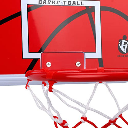 Indoor Basketball Hoop Set for Kids Adults, Mini Over The Door Hoop Set with 4 Balls for Dormitory Home Office, Upgarde Wall Mount Basketball Goal Sport Game for Boys Teen - style: SET1
