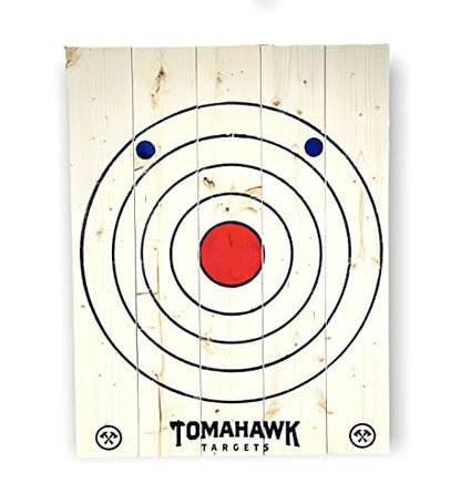 Tomahawk Targets - Large 4-Ring Hanging Axe Throwing Target Board and Knife Throwing Target Board