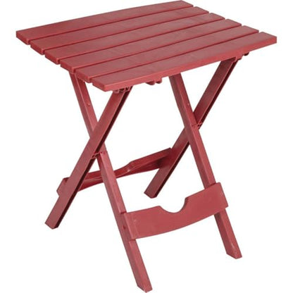 Adams Manufacturing 8510-95-3700 Quick-Fold Side Table, Merlot - color: Merlot, size: 1