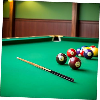 Short Pool Cue Stick Lightweight Billiard Cue for Beginners Teens Compact Practice for Tight Spaces and Pool Tables