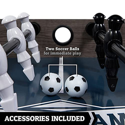 Hall of Games Foosball Tables Multiple Styles, Soccer with Durable & Stylish Designs with Tabletop Sports Soccer Balls, Perfect for Family Game Rooms | Multiple Styles - style: 48" - Charleston
