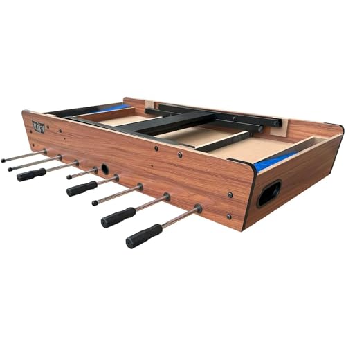 KICK Arcadia 48" Folding Foosball Table – Compact Indoor Game Table - color: Brown