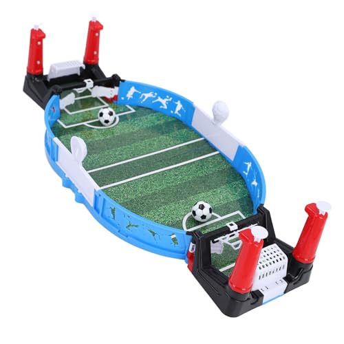 Mini Foosball Table, Double Player Battle Tabletop Soccer Games, Desktop Football Pinball with 2 Balls for Indoor Game Room Family Night Adults Kids