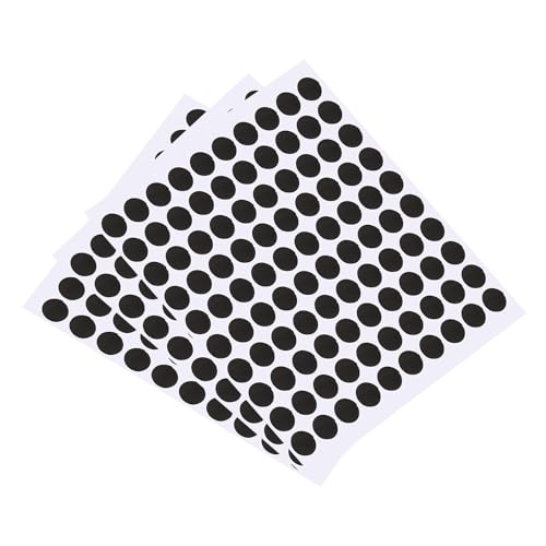 PATIKIL Pool Table Marker Dots, 3 Sheet/300Pcs Billiard Snooker Point Stickers Ball Position Locator for Billiards Practice, Black