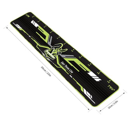 Darts Throw Line with Storage Case – PVC Toe Line Sticker for Dartboard, Non-Slip Floor Marker, Includes Cylinder Storage Box for Darts & Accessories