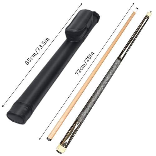 SUPERDIAMOND Pool Cue Stick Set Billiard Cue Sticks with Hard Case, 2-Pieces 58" Pool Table Sticks, 12.5 mm Tip Pool Queue,Pool Stick Set for Home Recreation, Billiards Clubs, Training - style: Billiard Cue Sticks-YMX-Y-D-4S