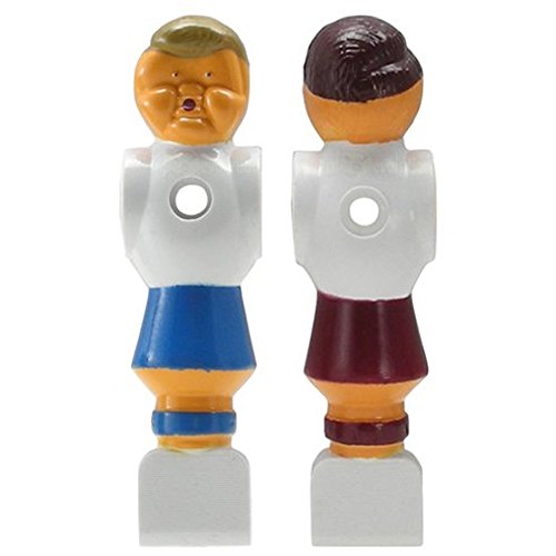 26 Old Style Red and Blue Foosball Men