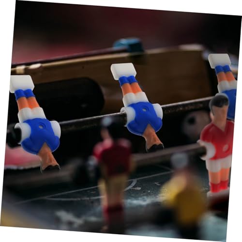 8pcs Foosball Figures Replacement Parts Table Soccer Players Resin Football Men for Standard Rods Red Blue