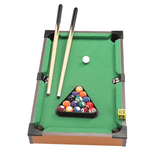 Billiards Game 51x31cm Portable Excellent Impact Resistance Large Space Pool Table 16 Billiard Balls 2 Sticks 1 Tripod Desktop Billiards for Parent Child Interaction Office