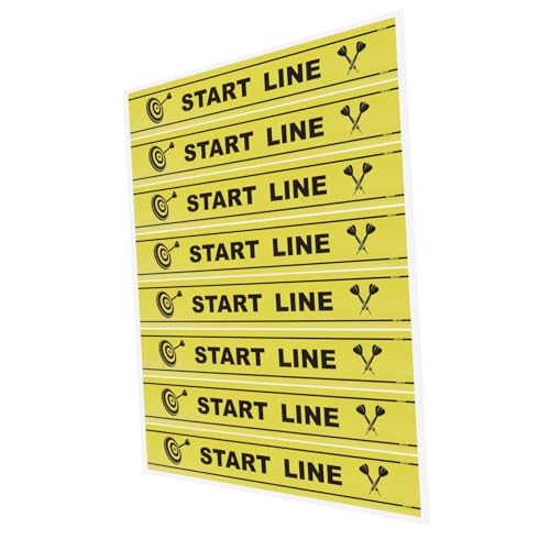 Gatuida Dart Game Floor Marker Durable Throwing Line Notice for Darts Players Games Toe Line Accessory for Parties and Enthusiasts