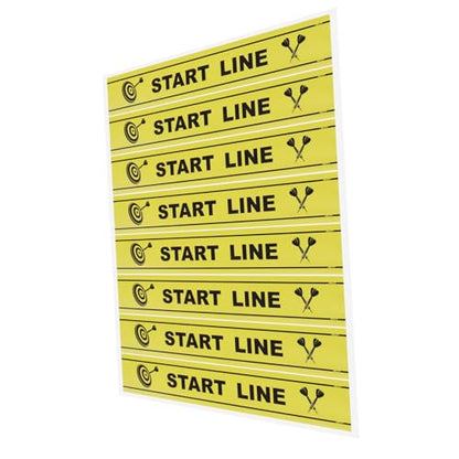 Gatuida Dart Game Floor Marker Durable Throwing Line Notice for Darts Players Games Toe Line Accessory for Parties and Enthusiasts