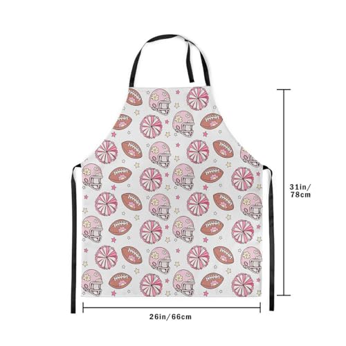 Manfei Baseball Kids Kitchen Apron - color: Pink