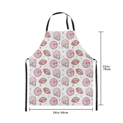 Manfei Baseball Kids Kitchen Apron - color: Pink