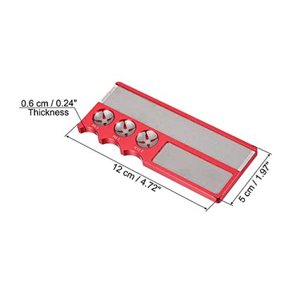 PATIKIL Billiard Pool Cue Tip Shaper, Aluminum Multifunction Cue Stick Tip Burnisher Repair Tool Accessory for Snooker