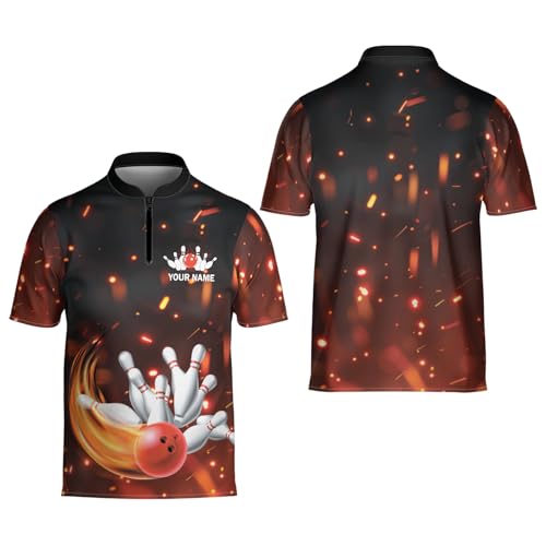 Personalized Custom Jersey for Men, Uniform Shirt for Bowling Team Gift - color: D3