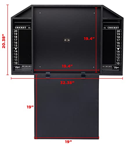 Viper by GLD Products Resolute Dart Backboard, Black
