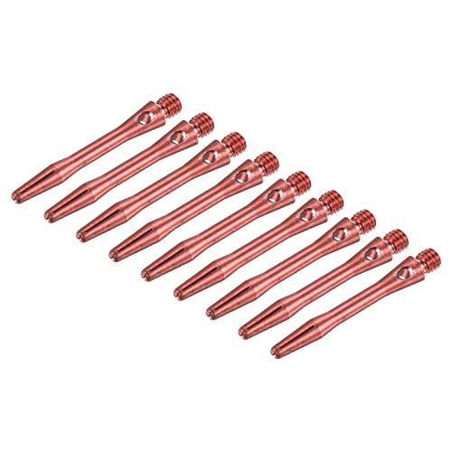 PATIKIL Dart Shaft, Medium 2BA Thread Aluminum Dart Stems Dart Accessories Throwing Fitting for Steel Tip - color: Red, size: 35mm