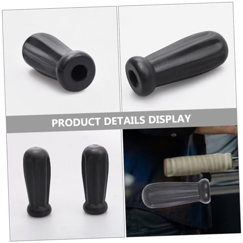 Outanaya Foosball Table Handles Set of 2 Octagonal Plastic Grips TPR Materials Convenient Replacement Parts for Tabletop Football Games