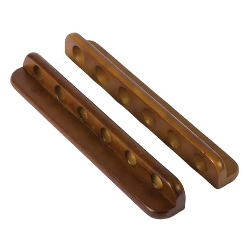 EastPoint Sports Classic Sport Six Cue Billiard Rack - Wall Mounted, Durable Solid Wood
