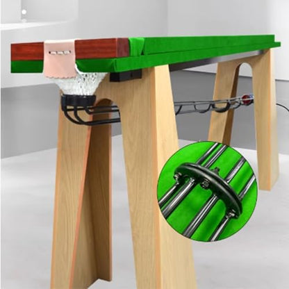 Compact Foldable Billiard Table, Space-Saving Pool Table with Complete Game Kit, Perfect for Apartment Small Home Office Entertainment - color: B