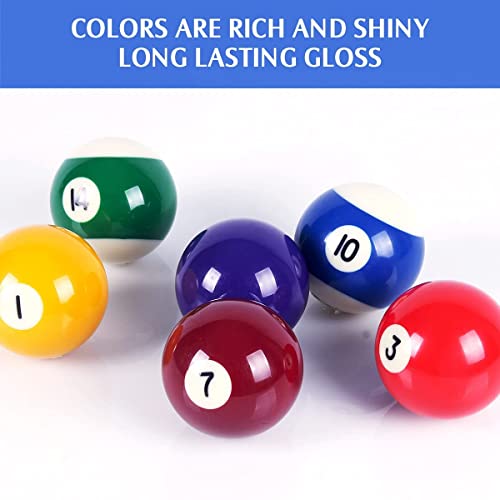 Champion Deluxe 2-1/4" Billiard Pool Ball Set Complete 16 Ball Set (Several Style Available) - color: Champion Classic Standard Set