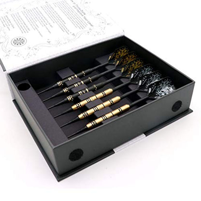 CUESOUL Jazz - Soft Tip Darts Set 19 Grams with 6pcs AK5 Plastic Integrated Flights & 36pcs Plastic Tips for Electronic Dart Board