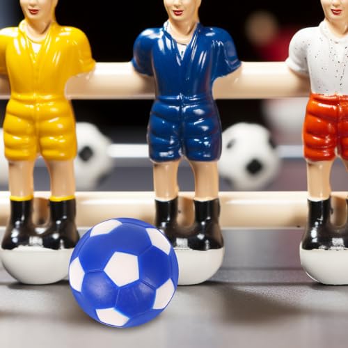Mipcase 36mm Table Football Balls 10pcs Replaceable Soccer Game Accessories for Foosball Tables Mini Footballs for Boys and Girls Tabletop Games