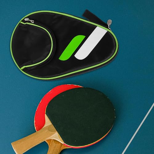 Luxshiny Thickened Table Tennis Racket Case Large Capacity Paddle and Balls Storage Bag Shockproof Portable Cover for Indoor Outdoor Use with Stylish Chic Design