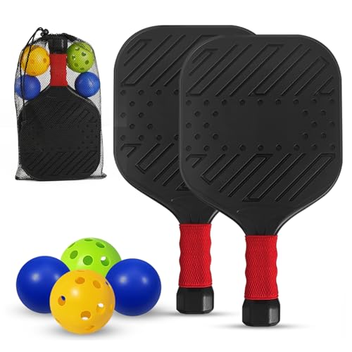 Waterproof Lightweight Pickleball Paddles Set of 2,Beach Pool Toys Fun Play Sport Game,Gift for Teenagers Kids Adults Beginner,Indoor Outdoor Activities - size: Small