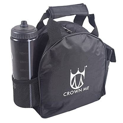 Disc Golf Set, Includes 1pc Bag with Water Bottle Pocket and Accessory Pocket, 2 Drivers, 2 Mid-Ranges, 2 Putters, 1 Mini Disc Marker and 1 Towel - color: Black