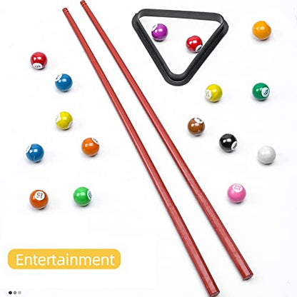 Mini Billiards Desktop Table Toy Game Set Billiards Smooth Decompress Toys 1 Set - color: L