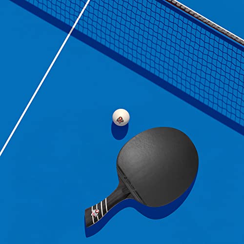 The Peace Maker ALC - Professional Ping Pong Paddle - Carbon Fiber Table Tennis Racket Producing Maximum Spin & Control for All Levels - Hard Carry Case & Ergonomic Handle. - style: Mens