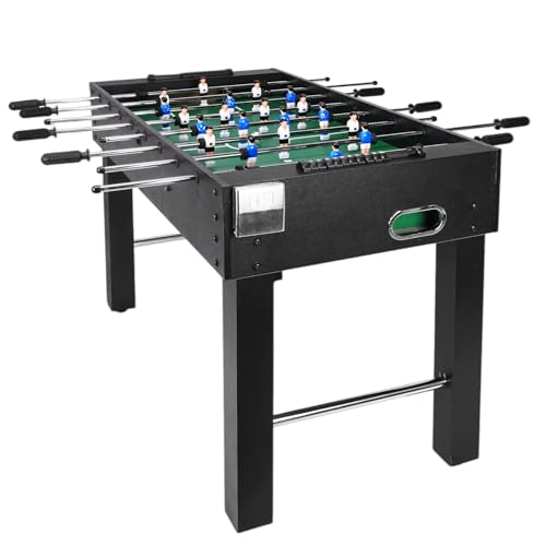 Generic Large Foosball Table Wear Resist Funny Soccer Playing Machine Full Size Soccer Game Table for Friends and Family Playing