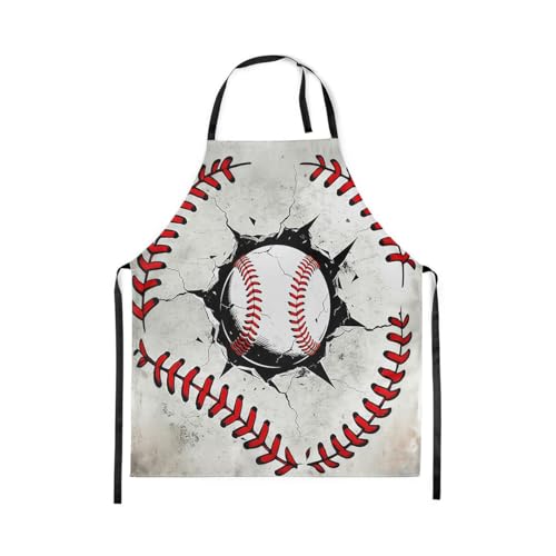 Castle Fairy Cartoon Baseball Kitchen Apron,Bow Knots Waterproof Apron - color: White Red