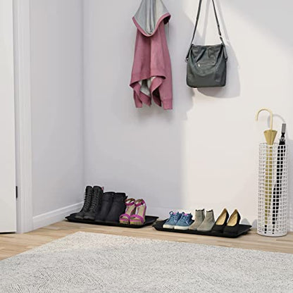 Matace 1 Pack Rubber Small Boot Tray for Entryway,Boot Mat,Shoe Tray,Shoe Mat for Indoor and Outdoor Use, 27.95"x 15.74" (Pack of 1) - size: 29.5" x 15.7" x 1.2"