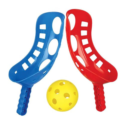 Scoop Ball Set, Sports Tackle Game, Throw and Catch Game for Kids, Interesting Interactive Funny Toss & Catch Set, Educational Portable Fun Toss, Racket Games Outdoor Party Gear for Beach Lawn Yard