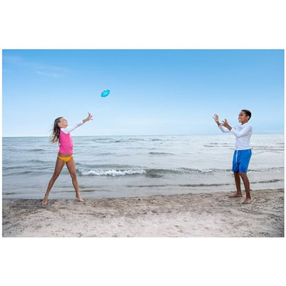 Swimways Hydro Waterproof Football, Outdoor Games for Adults and Kids, Swimming Pool Accessories and Pool Party Games,9.25 Inches, Green - color: Blue