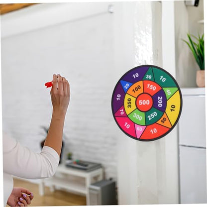 BESPORTBLE 1Set Extra Sticky Dart Board Game for Fun with Sticky Balls Engaging Party for Family Friends for All Ages