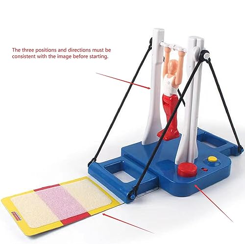 Gymnastics Machine Desktop Office Games Big Rotation 360 Degrees Gymnastics Prince bar Toys - flip Funny Stress Relief Sports Toys