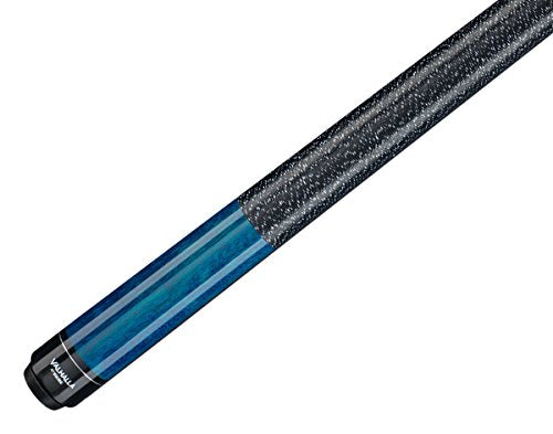 Valhalla by Viking 2 Piece Pool Cue Stick Irish Linen Wrap 16-21 oz. PLUS Rosin Bag (Blue VA113, 19 oz.)
