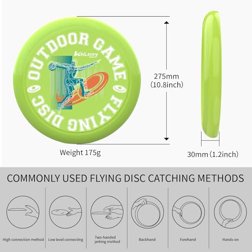 KnLnny Ware LED Flying Disc for Outdoor Games - color: Green