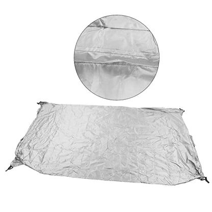 Pong Table Cover Premium Heavy Duty Waterproof Cover,Premium Waterproof Outdoor Pong Table Cover - Silver Coated Table Tennis Cover for Courtyards and Patios - color: Grey